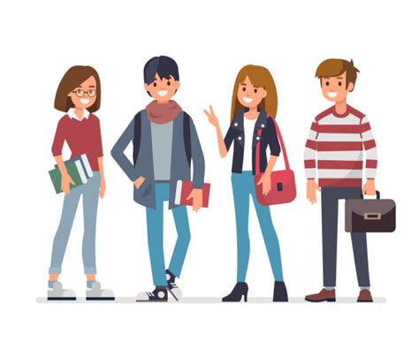 College Students Illustrations Royalty Free Vector Graphics And Clip Art