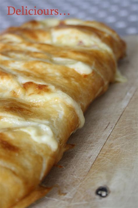 Deliciours Tresse feuilletée Franc-Comtoise au jambon et dés de Comté
