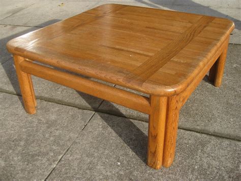 Uhuru Furniture And Collectibles Sold Oak Coffee Table 50