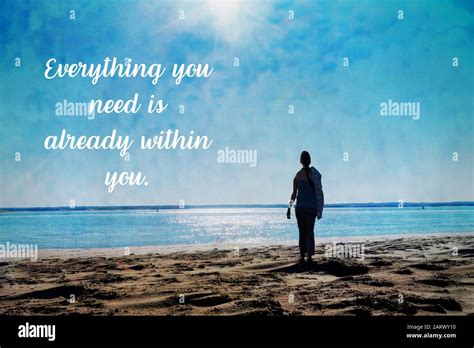Inspirational Quote Everything You Need Is Already Within You With