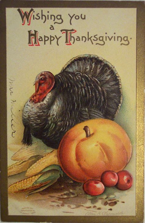Vintage Thanksgiving Turkey Vintage Thanksgiving Vintage