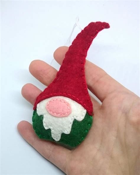 Elves Felt Gnome Ornament Christmas Elf Nordic Decoration Etsy In