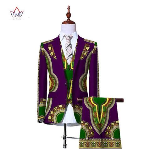 Brand Clothing African Clothes Mens Printed Blazer Men Jacket Vest