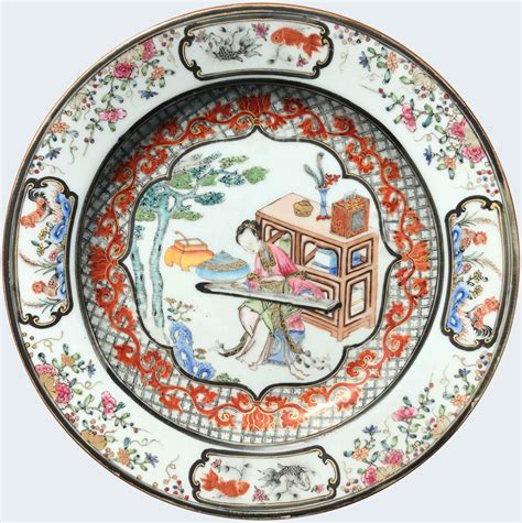 For thousands of years, vases and vessels have had meaningful functional value in civilizations all over the world. A Chinese famille rose plate decorated with a lady playing ...