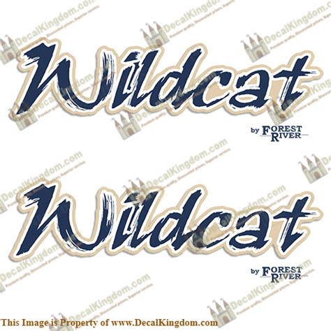 Wildcat By Forest River Rv Decals Set Of 2