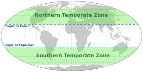 Temperate Zones Geographyworldmapsspecialtytemperatezonespnghtml