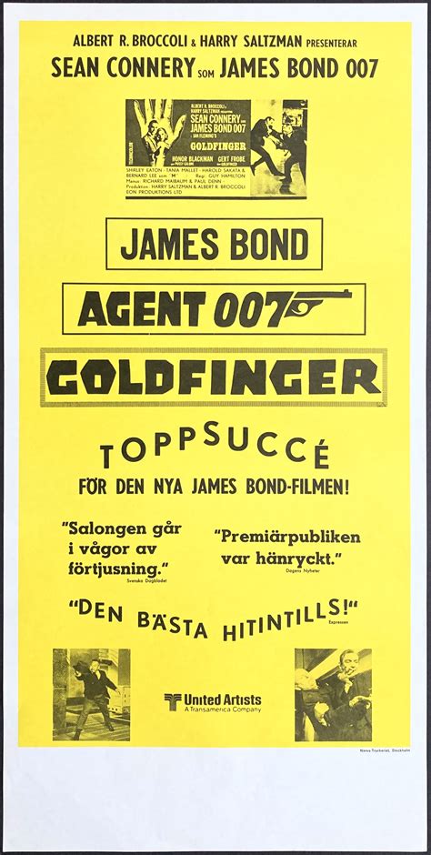 Nostalgipalatset James Bond 007 Goldfinger 1964