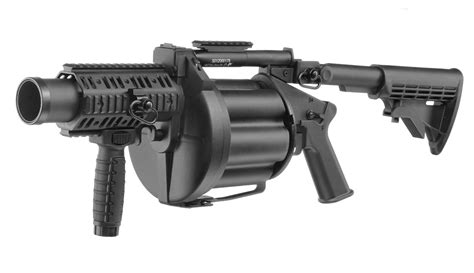 Ics Mgl 40mm Airsoft Revolver Granatwerfer Schwarz Kaufen