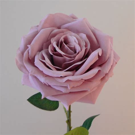 Artificial Roses Large Mauve Pink 76cm Artificial Flowers