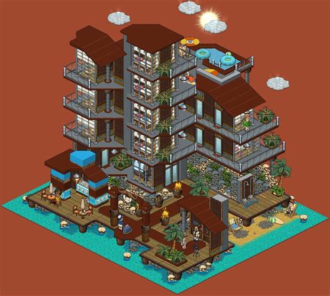 Habbo Pixel Art Details Build Virtual Habbo Hotel Leet Casa