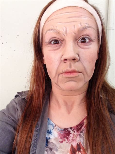 Stage Makeup Old Age Zombie Makeup Easy Zombie Makeup Tutorials Makeup Wrinkles Cover