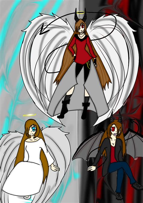 Angel Demonhybrid By Izzyfox0415 On Deviantart