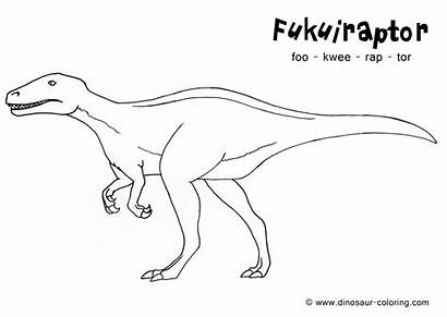 Coloring Fukuiraptor Dinosaur Pages Raptor Printable A4
