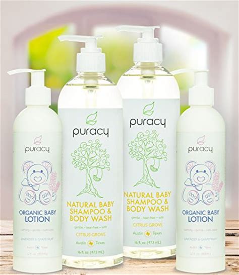 Find the latest offers and read paraben free reviews. Puracy Natural and Organic Baby Care Gift Set, Baby ...