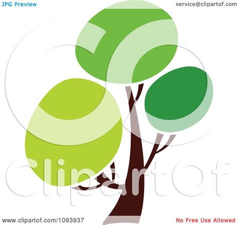 Clipart Green Tree Logo 6 Royalty Free Vector Illustration By Elena