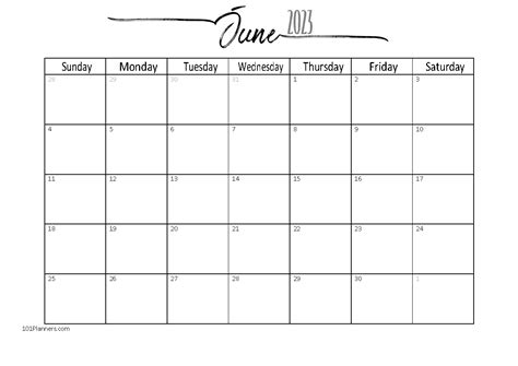 June 2023 Calendar Free Printable Calendar June 2023 Vertical