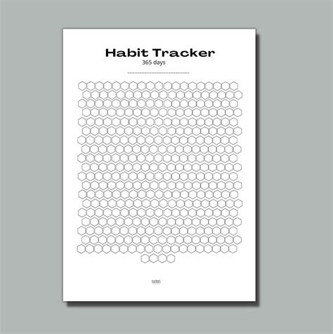 Habit Tracker Printable 365 Days Habit Tracker Yearly Etsy