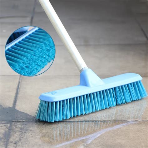 Floor Scrub Brush With Adjustable Long Handle Cleaning Brush Toilet