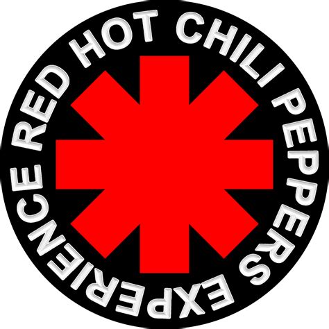 Logo Red Hot Chili Peppers Red Hot Chili Peppers Logo Badge Button