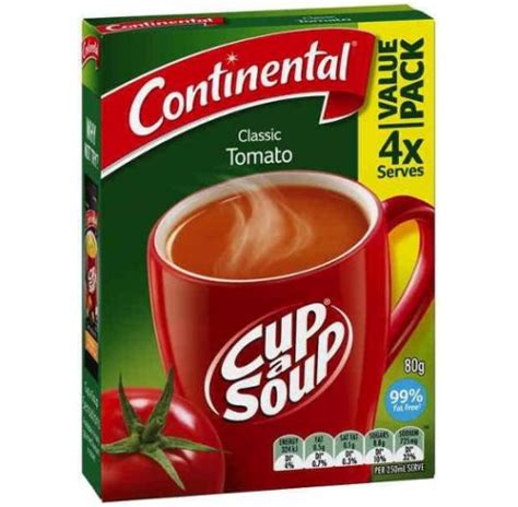 Continental Tomato Cup A Soup 4 Serves 80gm