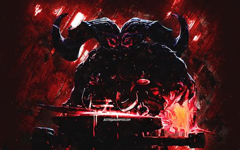 1920x1080px 1080p Free Download Ornn League Of Legends Red Stone