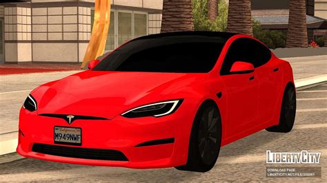 Скачать Tesla Model S Plaid для Gta San Andreas