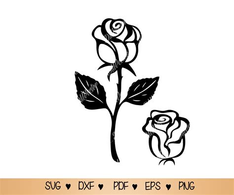 Rose Svg Flower Rose Clipart Cut File And Cricut Red Roses Etsy The Best Porn Website