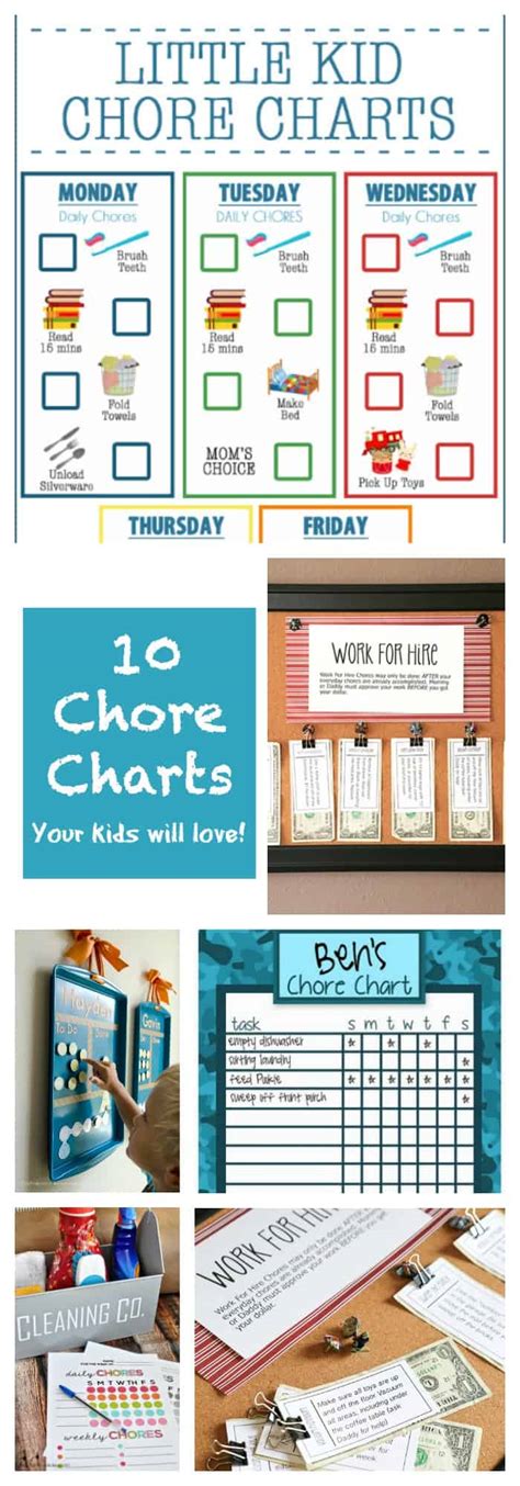 10 Cool Printable Chore Charts Cool Mom Picks Printable Chore Chart Images