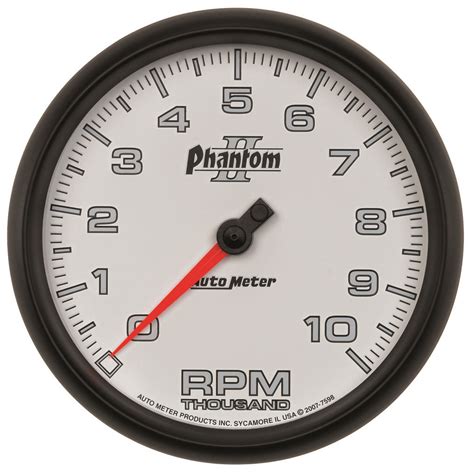Autometer Tachometer Gauge 5 10k Rpm In Dash Phantom Ii
