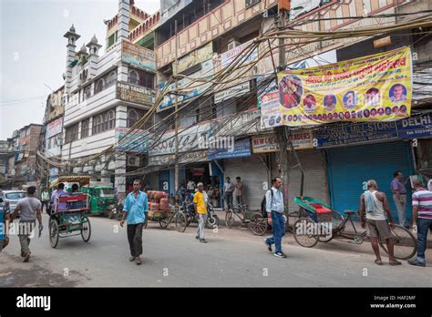 Street Scene In Old Delhi India Stock Photo Alamy