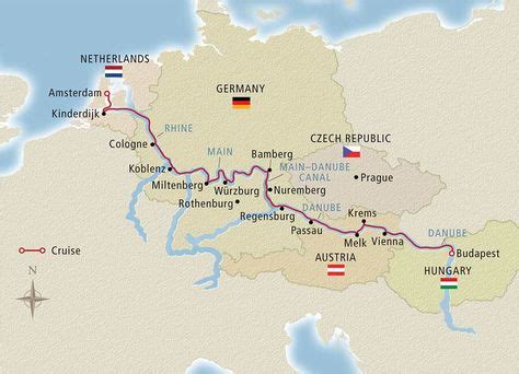Elbe River And Danube Main River On A Map Google Search Viking Cruises Rivers European