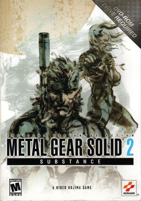 Обложки Metal Gear Solid 2 Substance на Old Gamesru