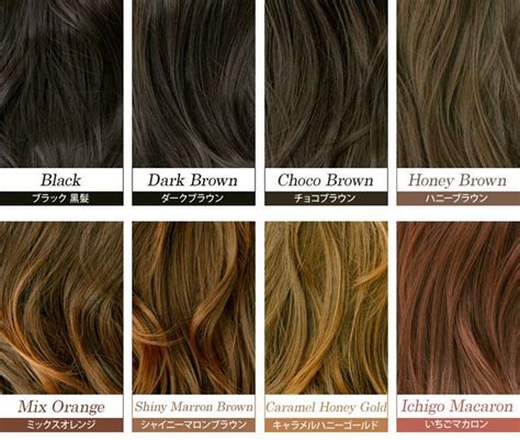 The combo of black and blue shades makes the mane look richer while adding a different kind of radiance to it. Por Hair Color Names Lots From | Brown hair color shades ...