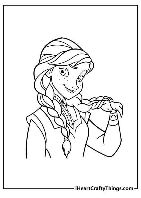 Printable Anna And Elsa Coloring Pages