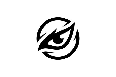 Black Eagles Eye Logo 10032460 Vector Art At Vecteezy