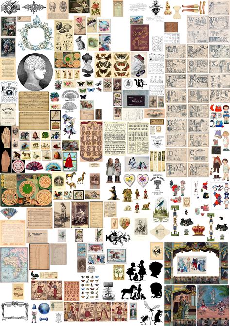 A Poster Of Miniature Printables Print Off At A3 Size For Victorian 27a