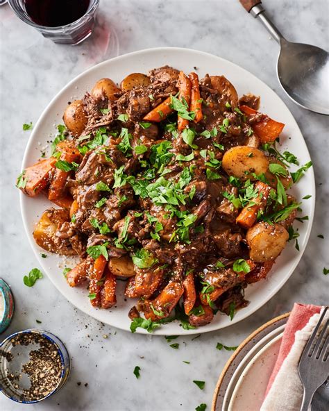 After carrots done kept carrots and roast warm with potatoes, strained gravy into sauce pan with frozen. Instant Pot Pot Roast with Carrots and Potatoes | Recipe | Instant pot recipes, Pot recipes, Pot ...
