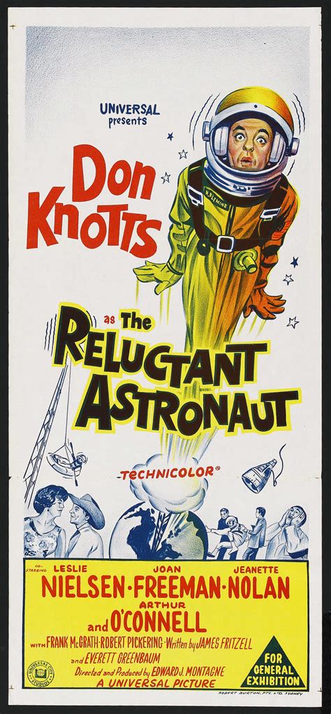 The Reluctant Astronaut 1967 Stars Don Knotts Leslie Nielsen Joan