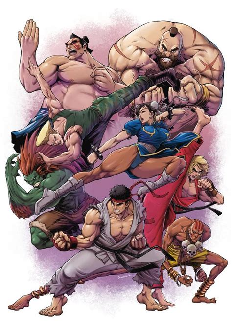Street Fighter 2 Poster Homage By Danuskoc