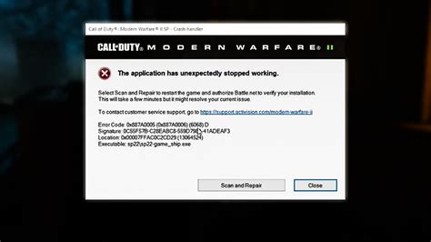 How To Fix Scan And Repair Crash Error For Modern Warfare Ii Xfire
