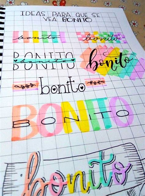 19 Ideas Creativas Para Tener Apuntes Escolares Bonitos