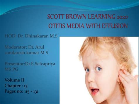 Otitis Media With Effusion Ppt