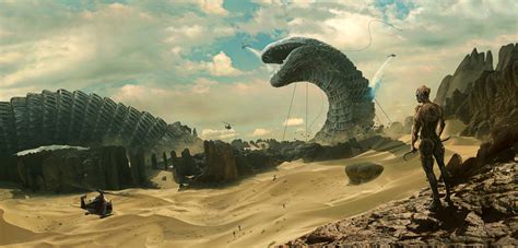 Artwork Desert Dune Series Female Soldier Worm Screenshot Hd