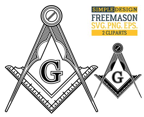 Masonic Emblem Svg Masons Symbol Free Vector Image In Ai And Eps