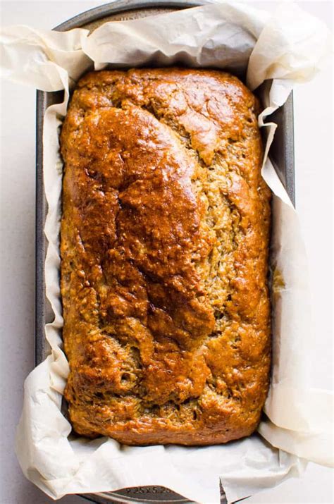 A perennial favorite, banana bread is a great treat that isn't too sweet, making it perfect for everything from breakfast to snacking to dessert. Simple, easy, moist and super Healthy Banana Bread Recipe ...