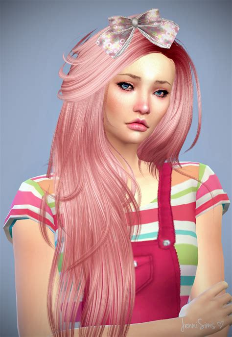 Downloads Sims 4sets Of Accessory Juice Box And Bow Hair Jennisims