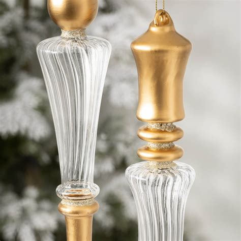 Wholesale Finial Ornament Ornaments Clear Glass Sullivans
