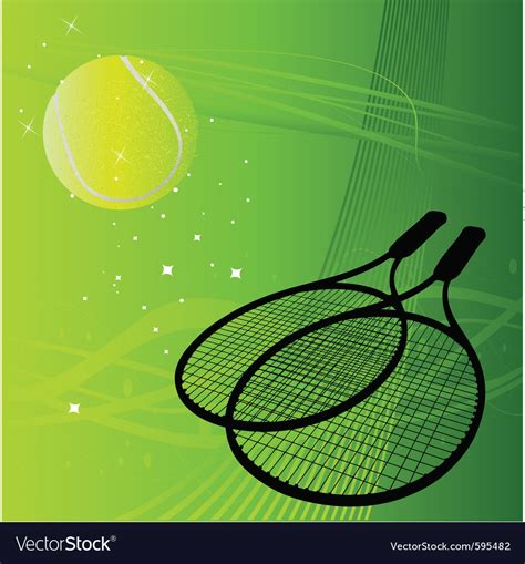 Tennis Background Royalty Free Vector Image Vectorstock