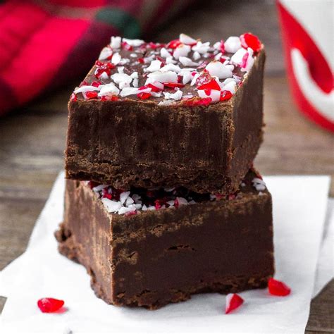 Peppermint Fudge Easy Fudge Recipe