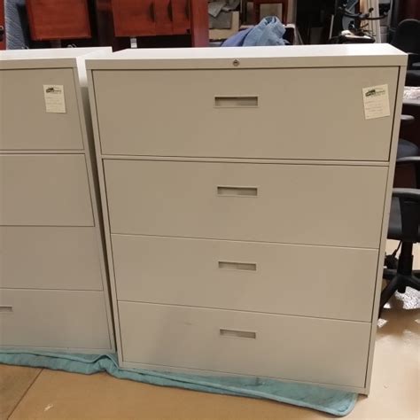 Green building council's leed certification system with products that can contribute to leed. Used Steelcase 4 Drawer Lateral File Cabinet (Putty ...